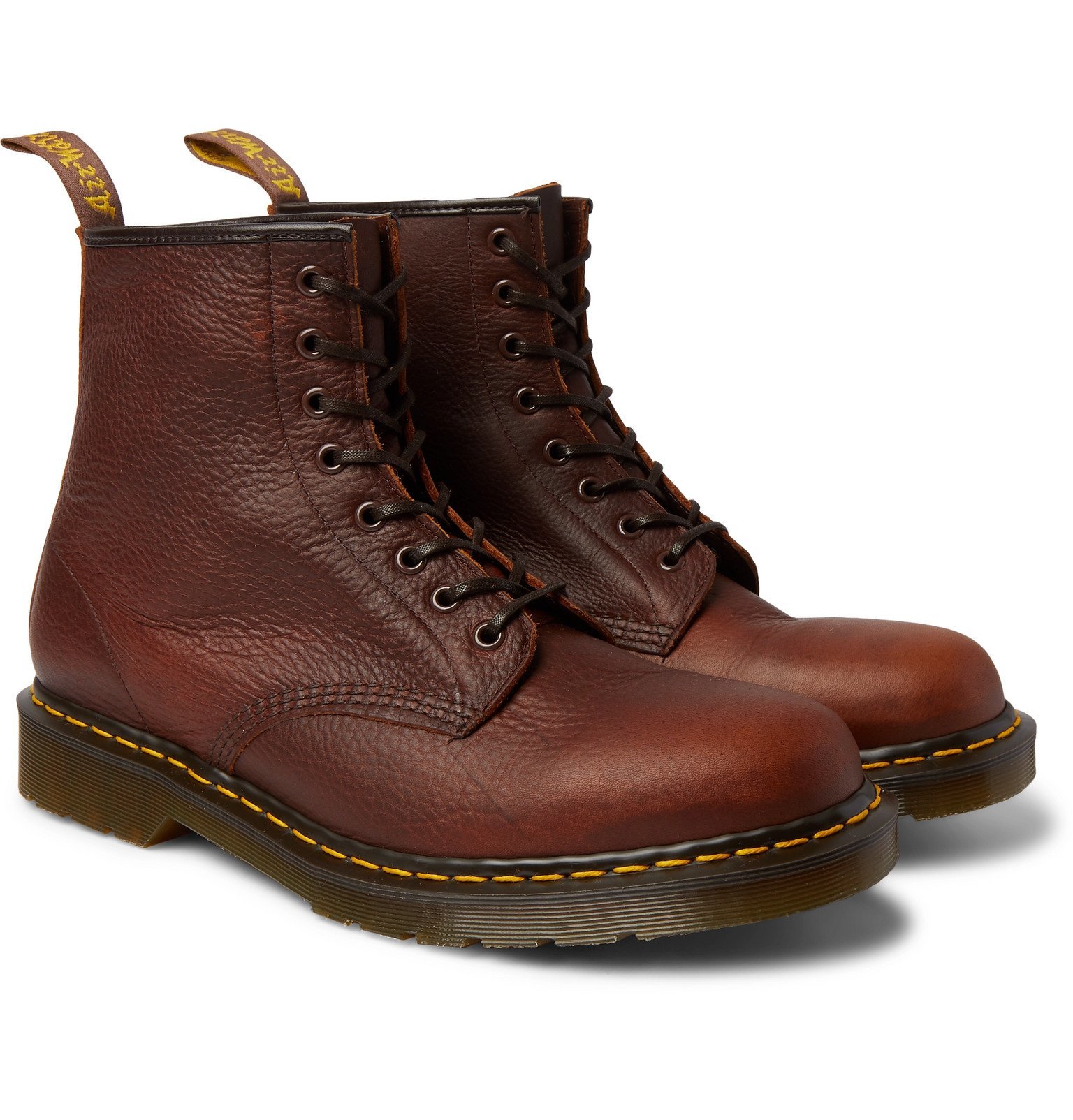 Dr. Martens - 1460 Full-Grain Leather Boots - Brown Dr. Martens