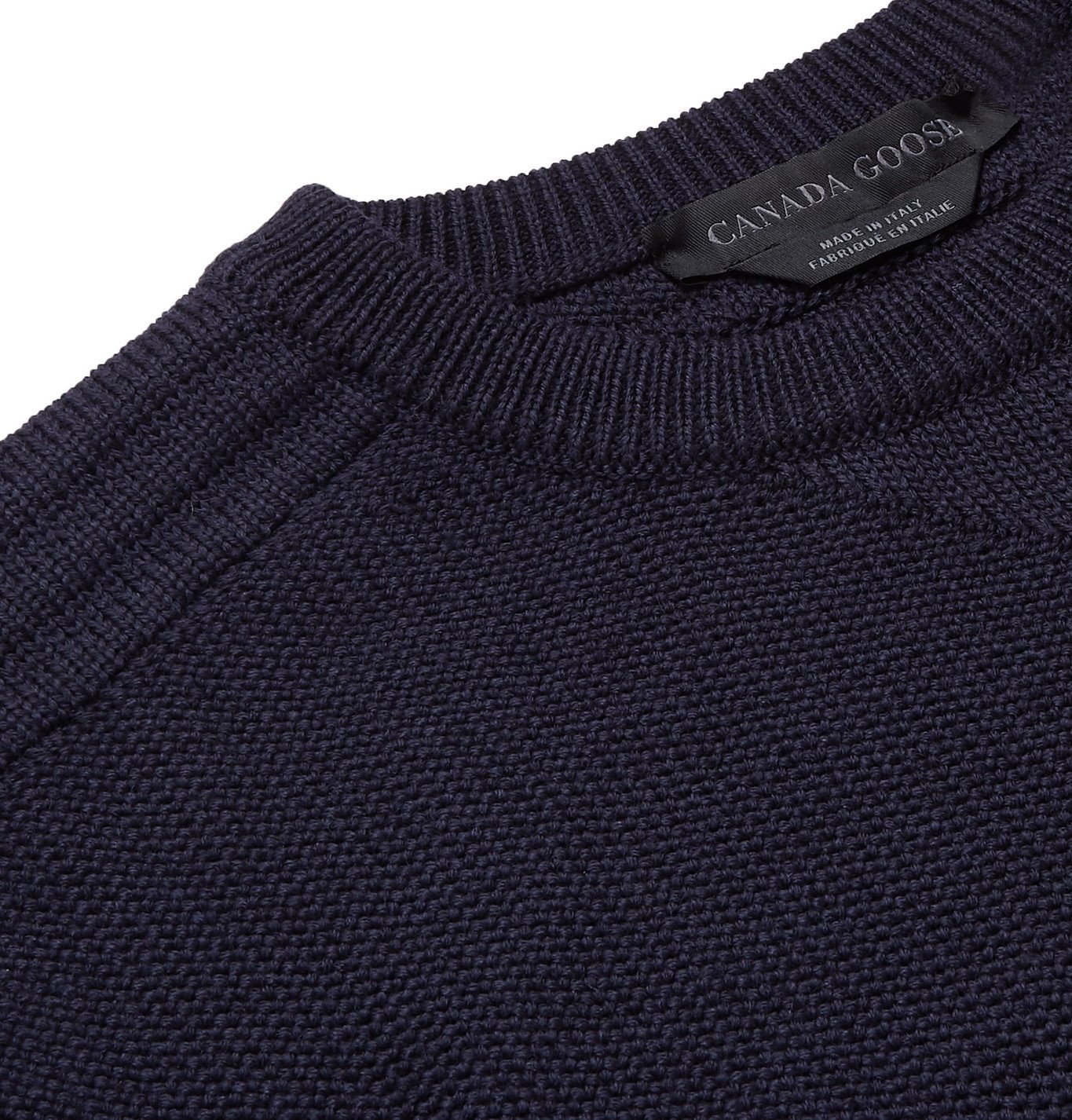 Canada Goose - Patterson Merino Wool Sweater - Blue Canada Goose