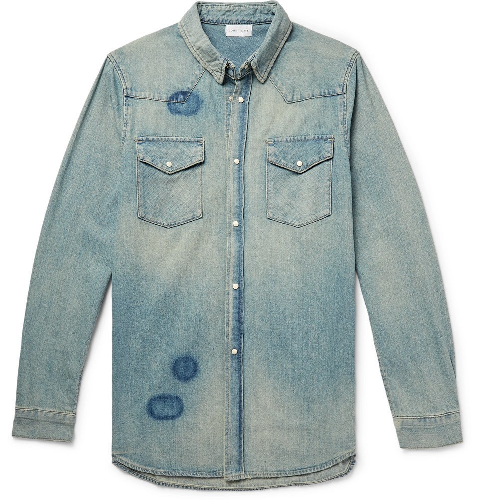 john elliott denim shirt