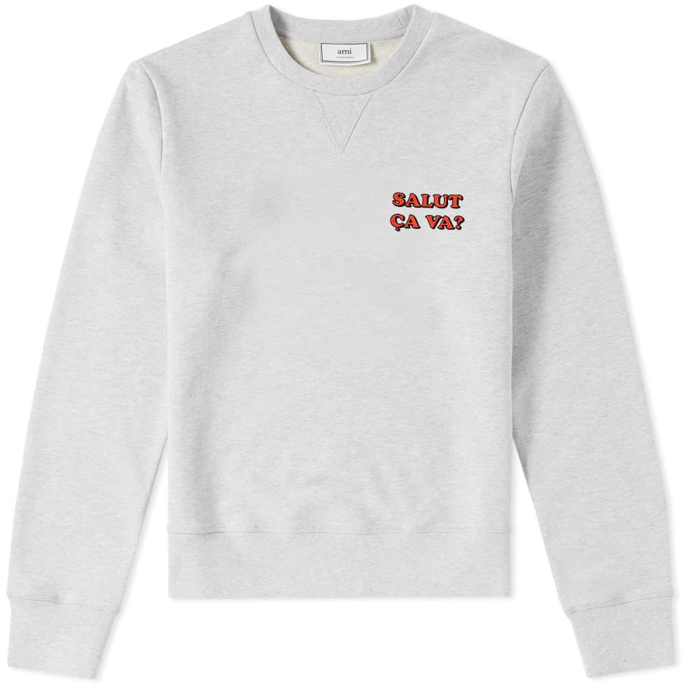 AMI Salut Ca Va Crew Sweat AMI Alexandre Mattiussi