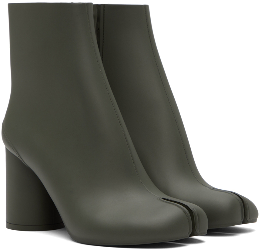 rubber tabi boots margiela