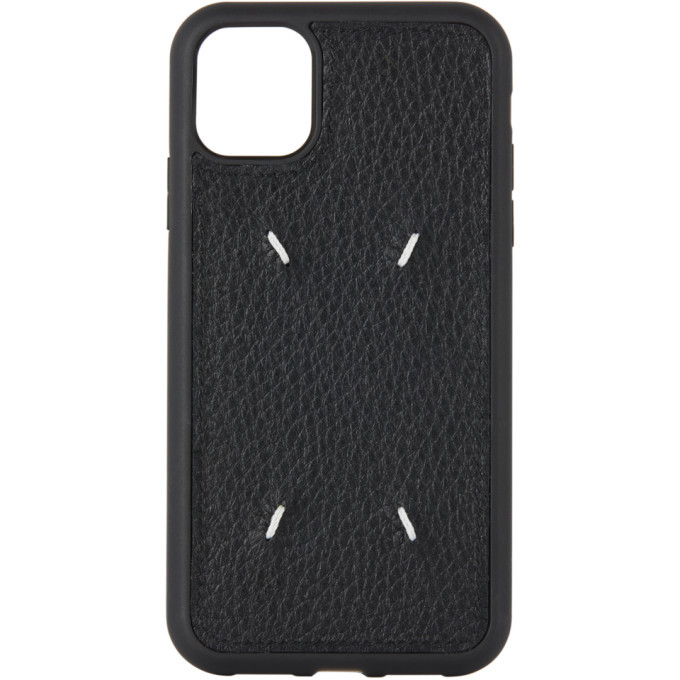 Maison Margiela Black Four Stitch Iphone 11 Pro Max Case Maison Margiela