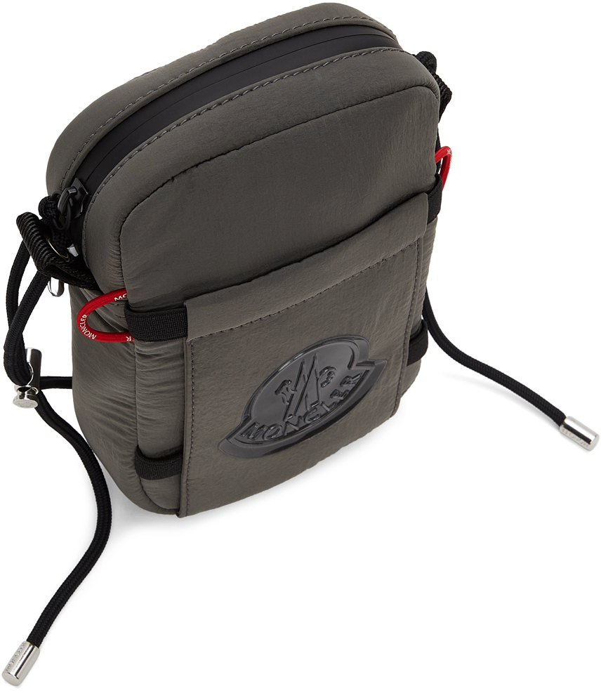 Moncler Grey Nylon Messenger Bag Moncler