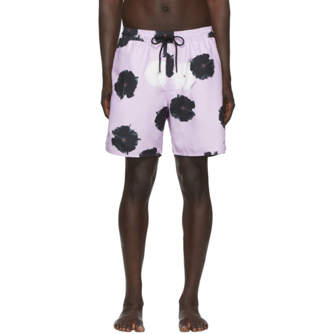 flower swim shorts