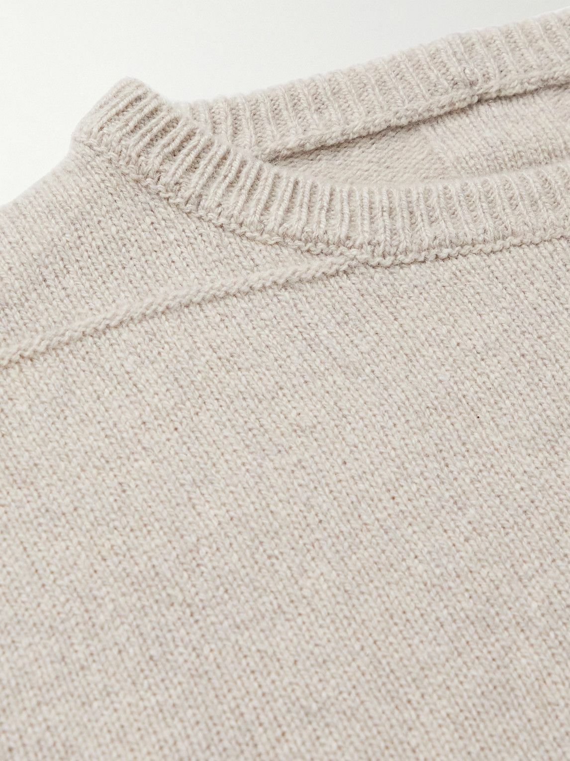 Rick Owens - Recycled Cashmere and Wool-Blend Sweater - Neutrals
