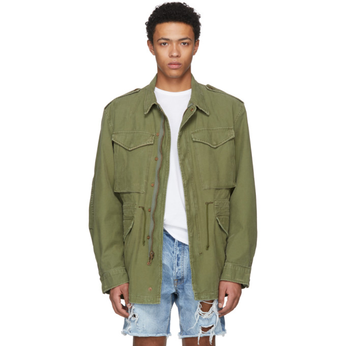 army green surplus jacket