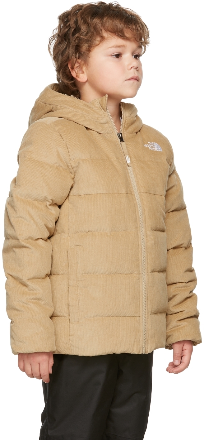tan northface coat