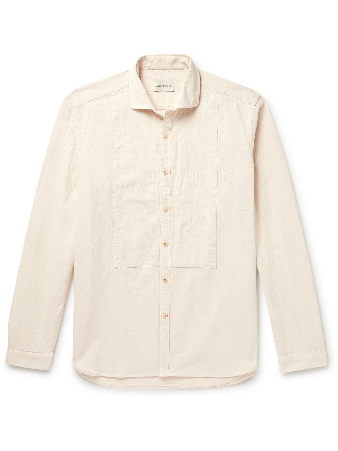 Photo: OLIVER SPENCER - Corrigan Cotton Shirt - Neutrals