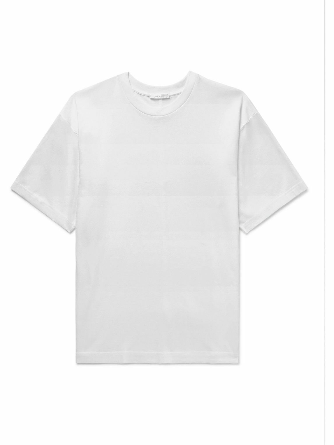 The Row - Nilson Cotton-Jersey T-Shirt - White The Row