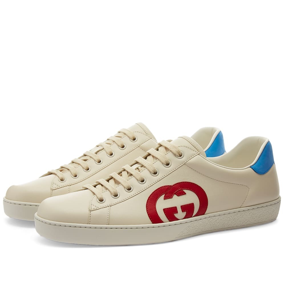 Gucci Contrast GG Patch New Ace Leather Sneaker Gucci