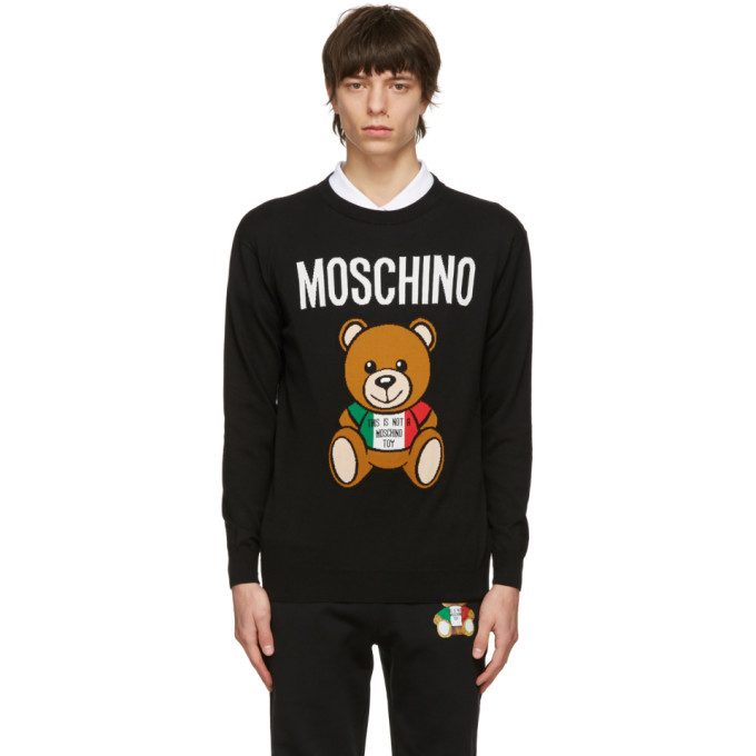 moschino teddy bear sweater