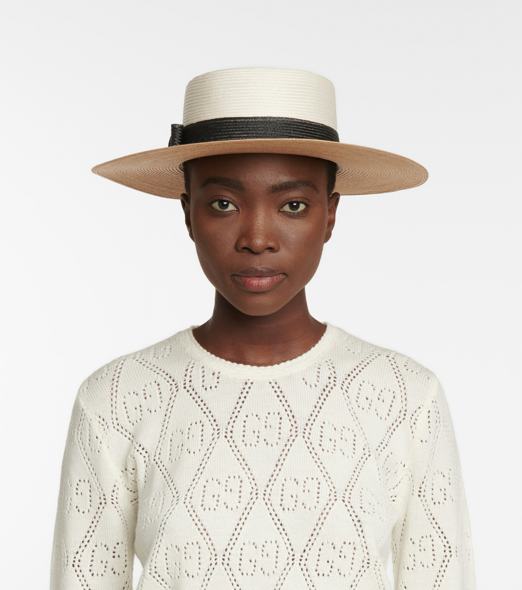 Gucci - Straw-effect hat Gucci