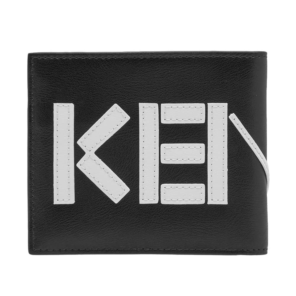 Kenzo Leather Logo Billfold Wallet Kenzo