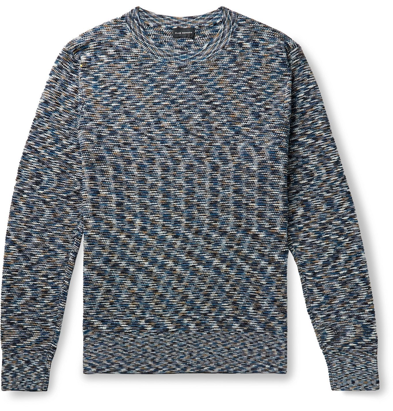Club Monaco - Space-Dyed Cotton Sweater - Blue Club Monaco
