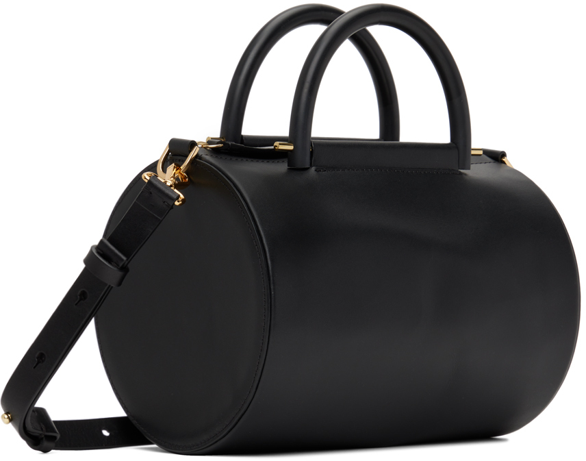 Building Block Black Mini Cylinder Duffle Bag Building Block