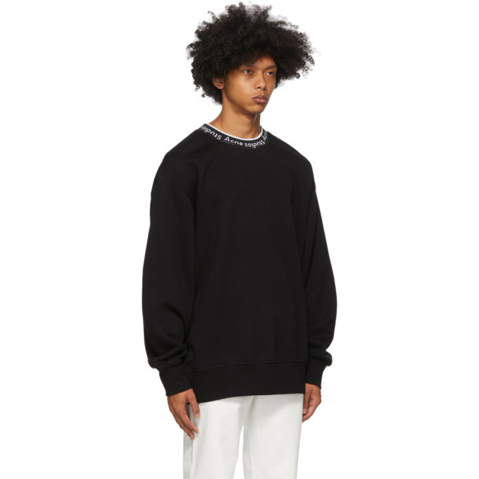 acne studios black sweatshirt