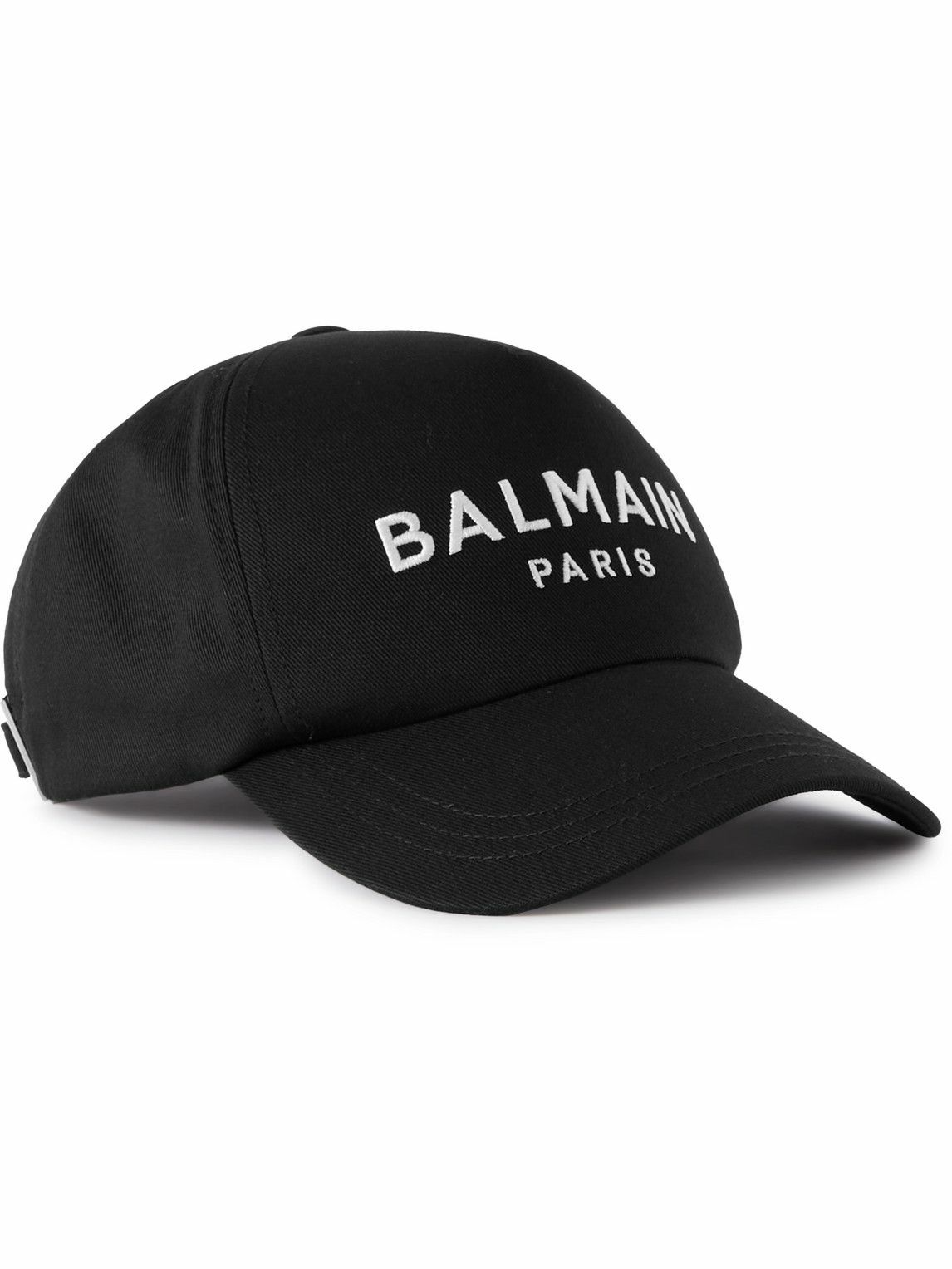 Balmain - Logo-Embroidered Cotton-Twill Baseball Cap Balmain