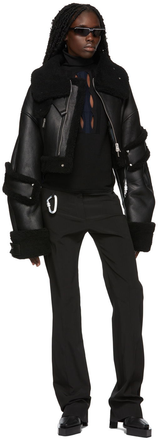 heliot emil shearling jacket