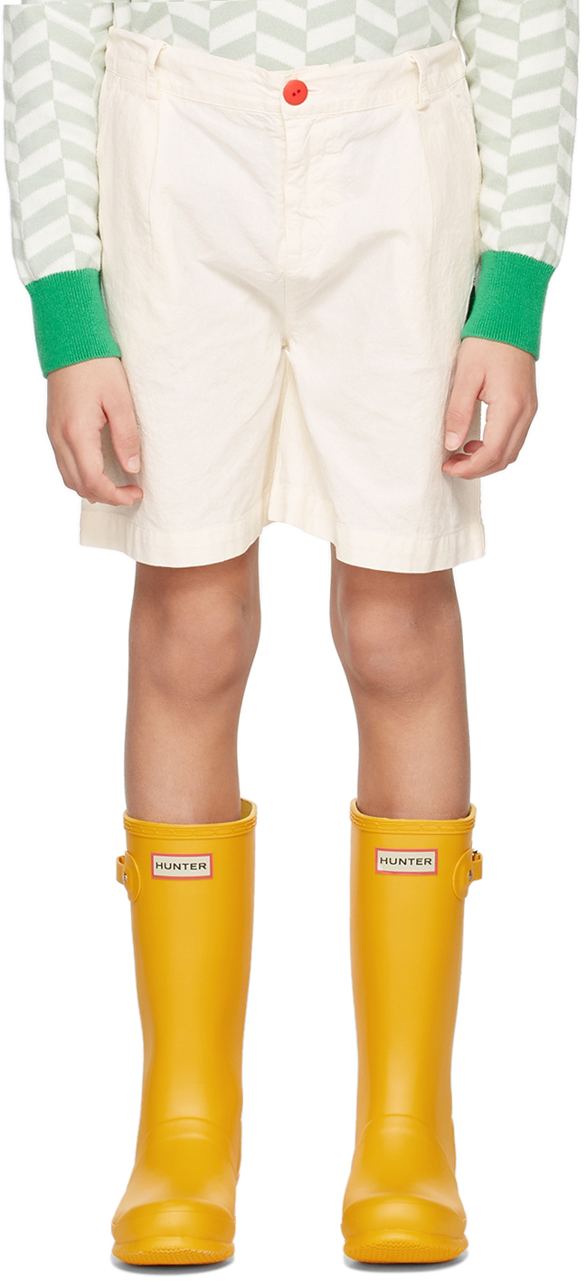 The Campamento Kids Off-White Pear Shorts