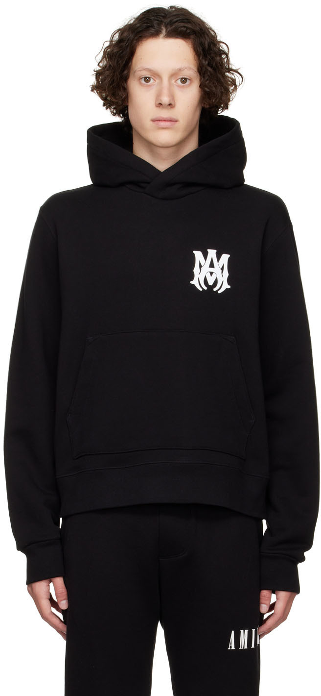 AMIRI Black Cotton Hoodie Amiri