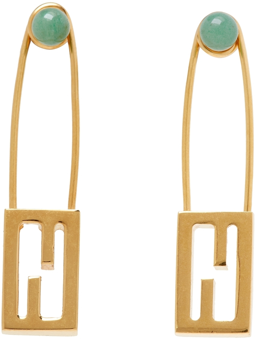 baguette small earrings fendi