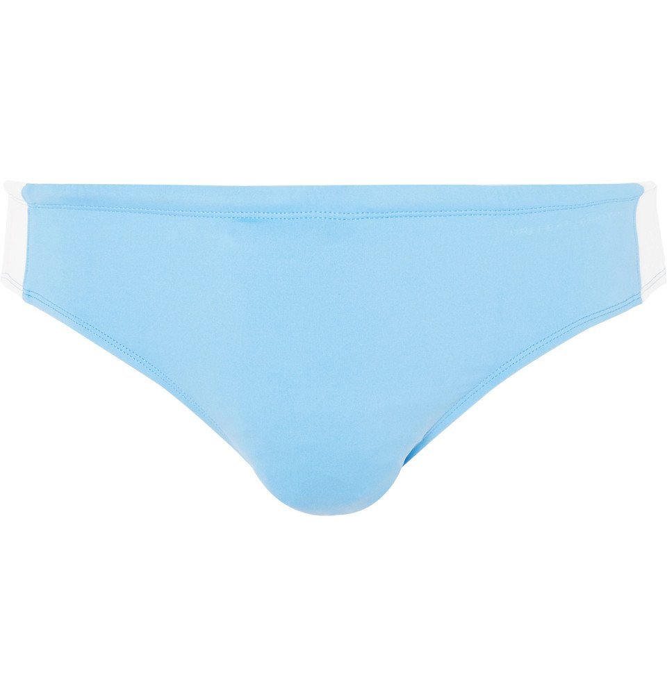 Orlebar Brown - Dachshund Colour-Block Swim Briefs - Men - Light blue ...