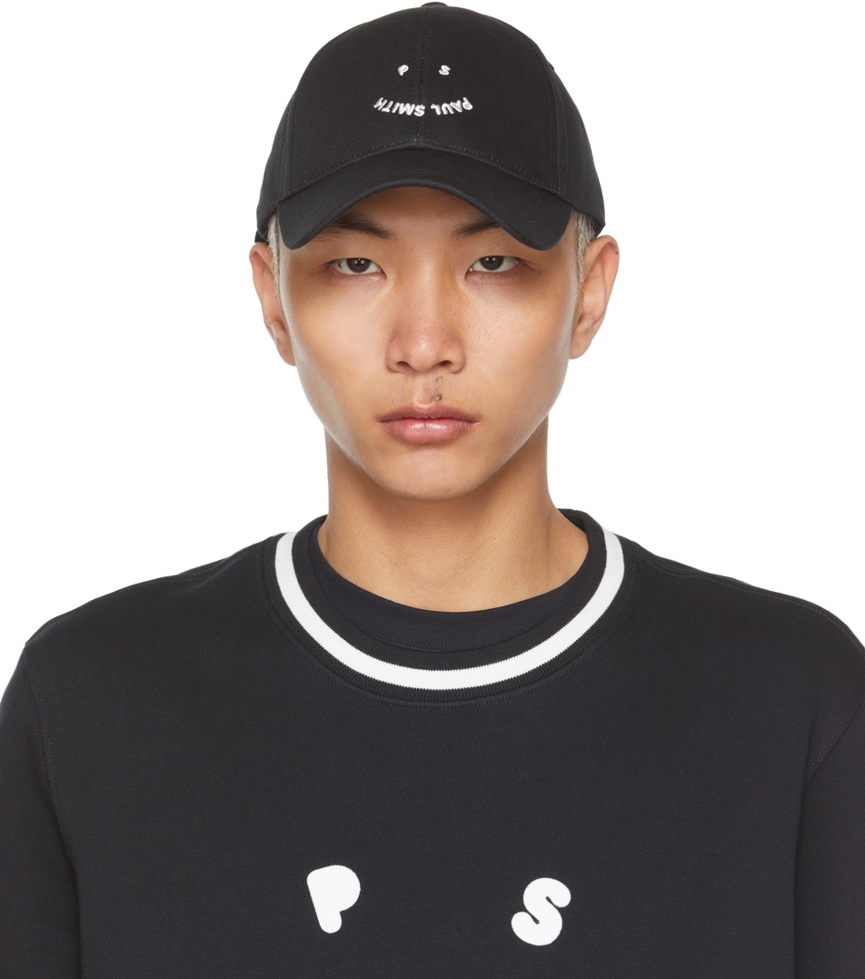 PS by Paul Smith Black Happy Cap PS by Paul Smith