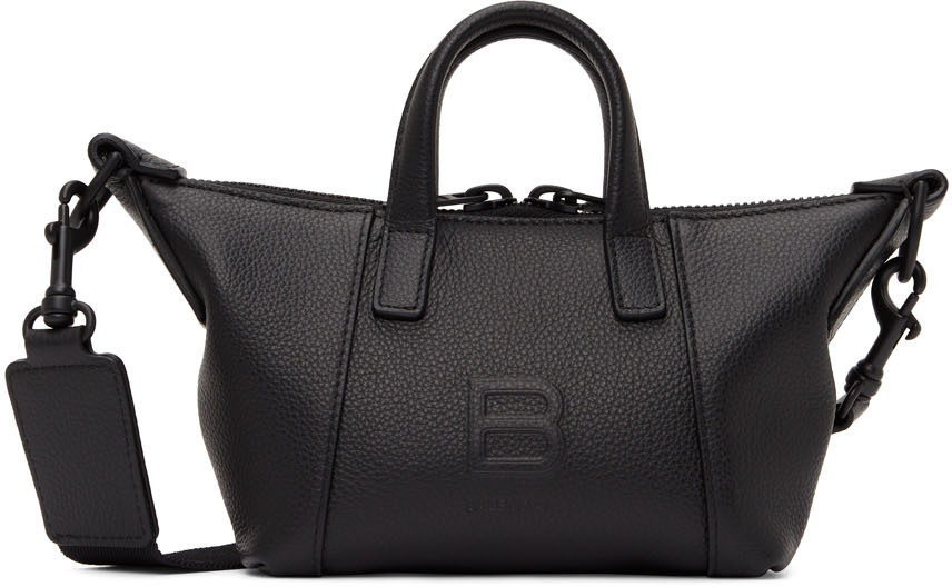 Photo: Balenciaga Black Hourglass Carry All Messenger Bag