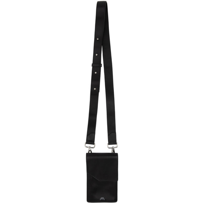 ACOLDWALL* Black Leather Crossbody Bag AColdWall*