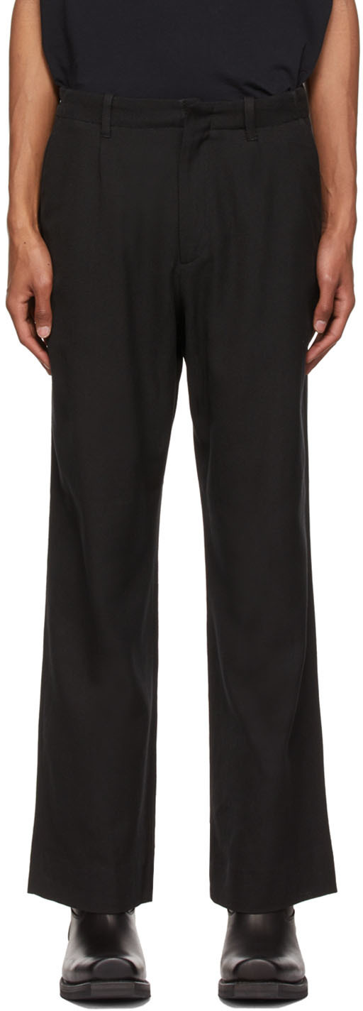 Our Legacy Black Cotton Trousers Our Legacy