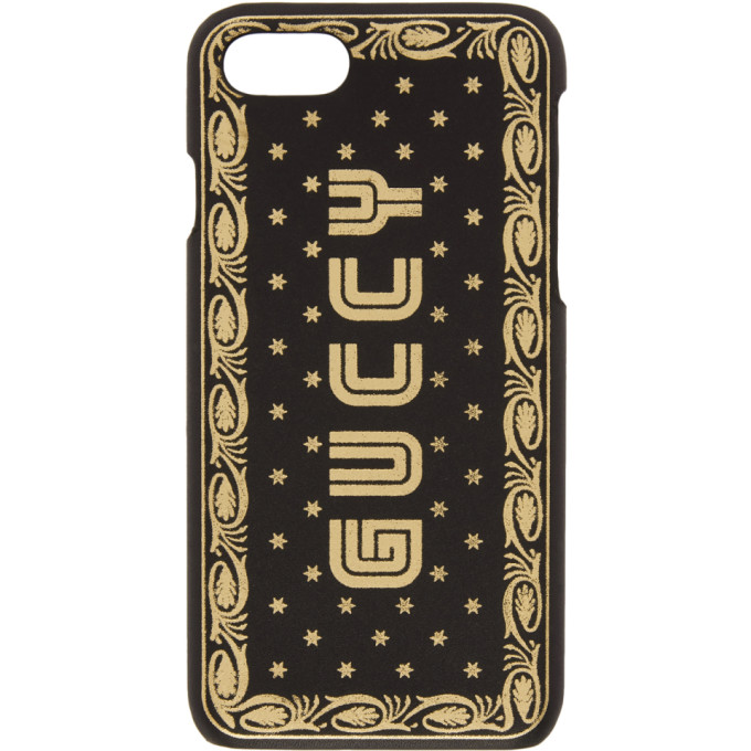 Gucci Black Guccy Sega Logo iPhone 7 Case Gucci