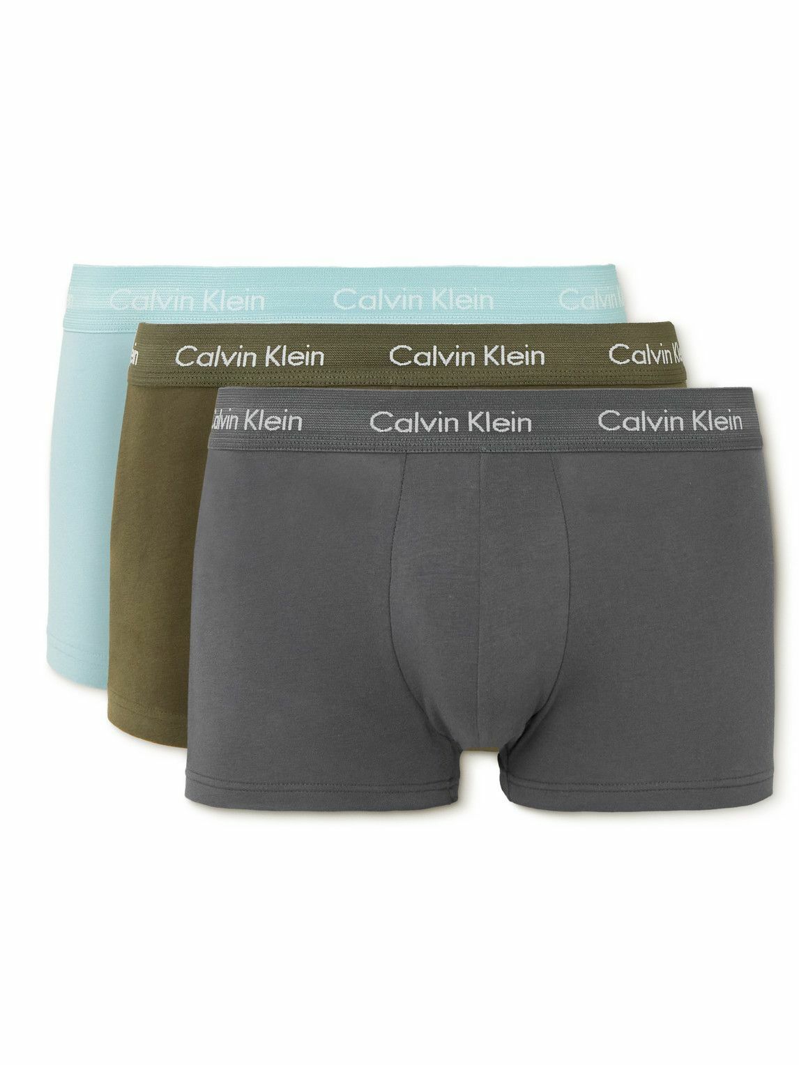 Imaginative Volcano dispersion Calvin Klein Underwear - Three-Pack Stretch-Cotton Boxer Briefs - Multi Calvin  Klein Underwear