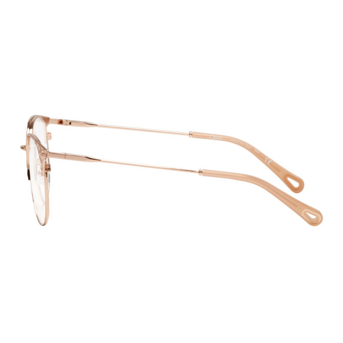 chloe rose gold glasses