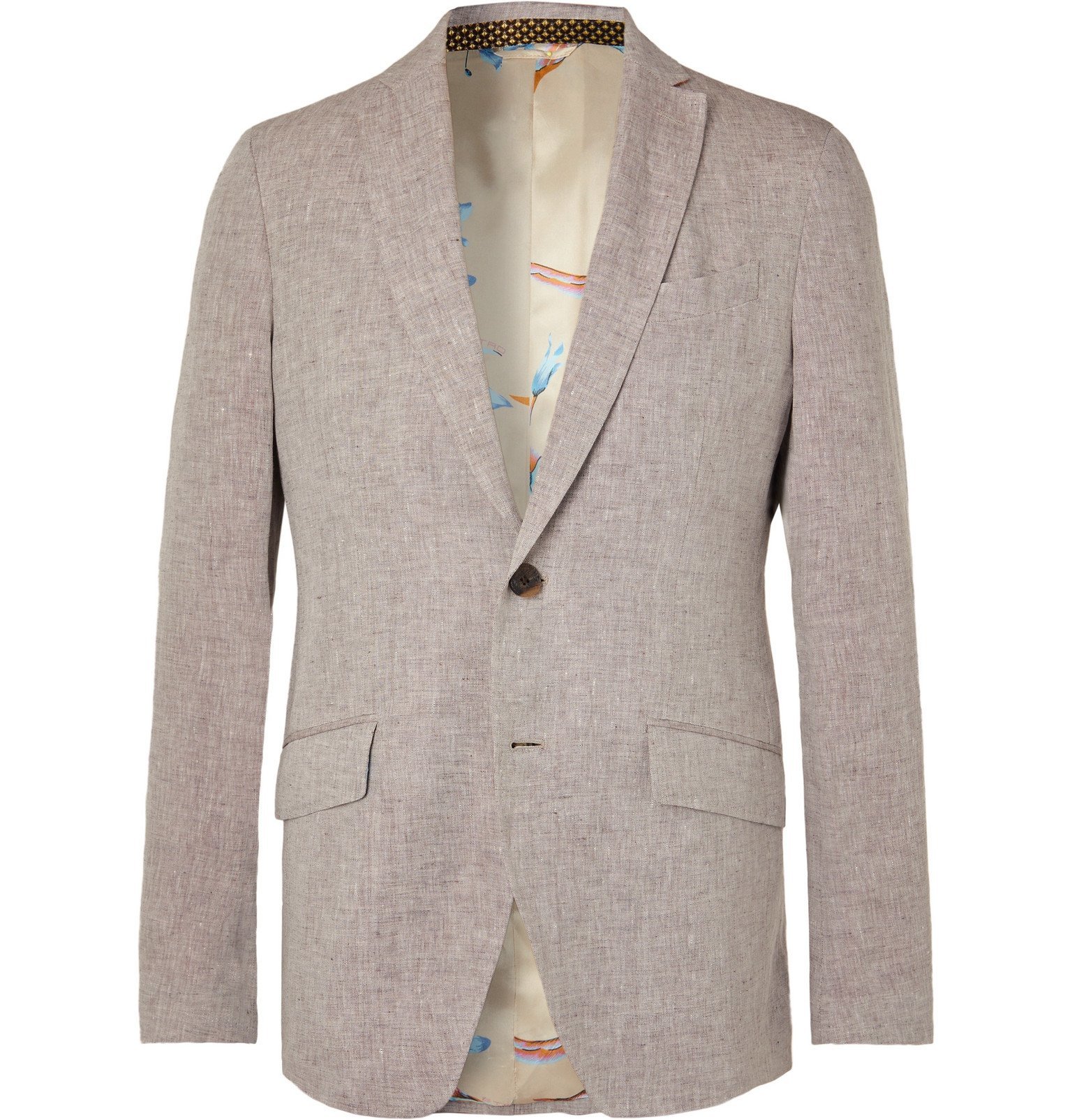 Etro - Beige Slim-Fit Linen Suit Jacket - Neutrals Etro