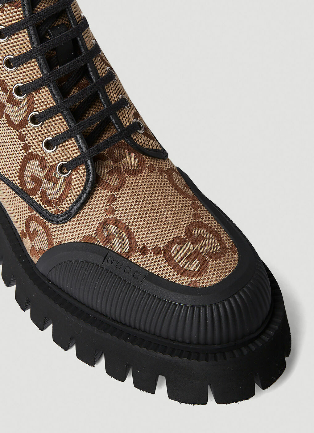 Macro GG Boots in Brown Gucci