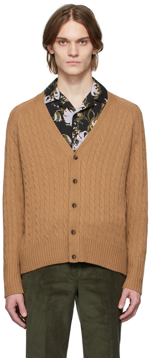 Erdem Tan Merino Jan Cardigan Erdem