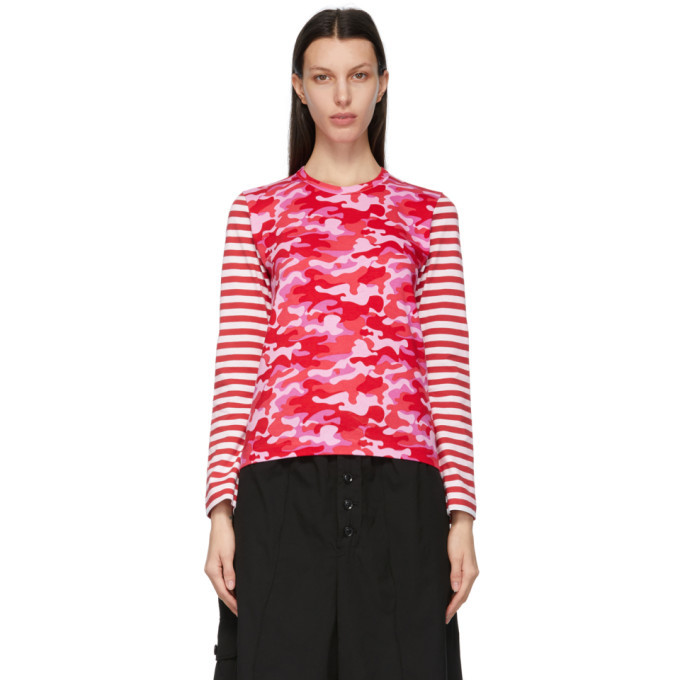 Garcons Girl Pink Camo and Stripe 