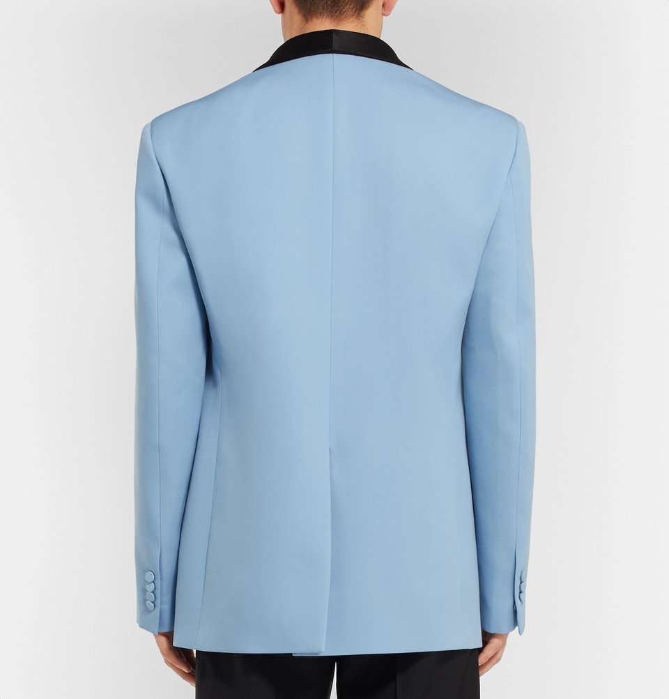 calvin klein powder blue coat
