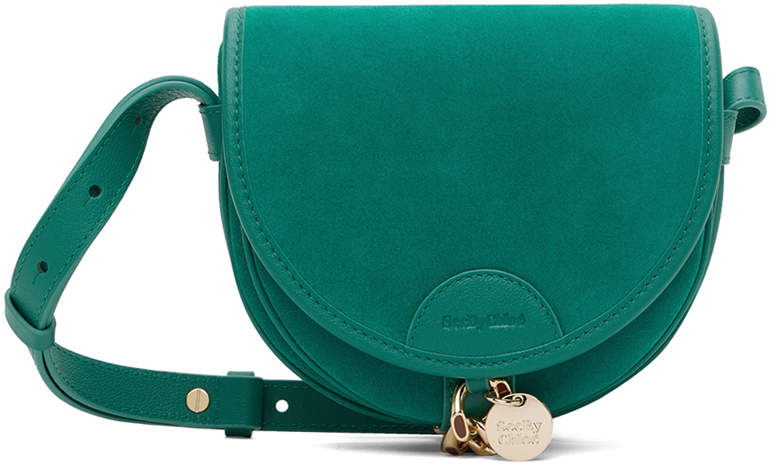 See by Chloé Green Small Mara Saddle Bag See by Chloe