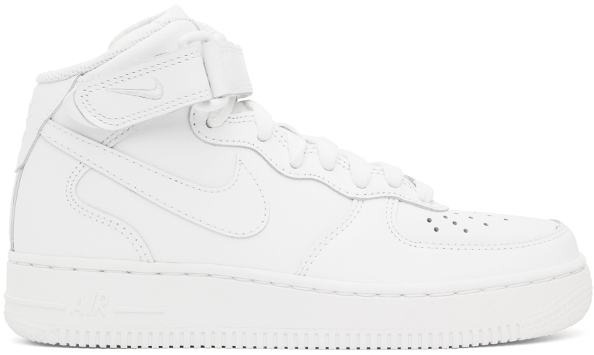 Nike White Air Force 1 '07 Mid Sneakers Nike