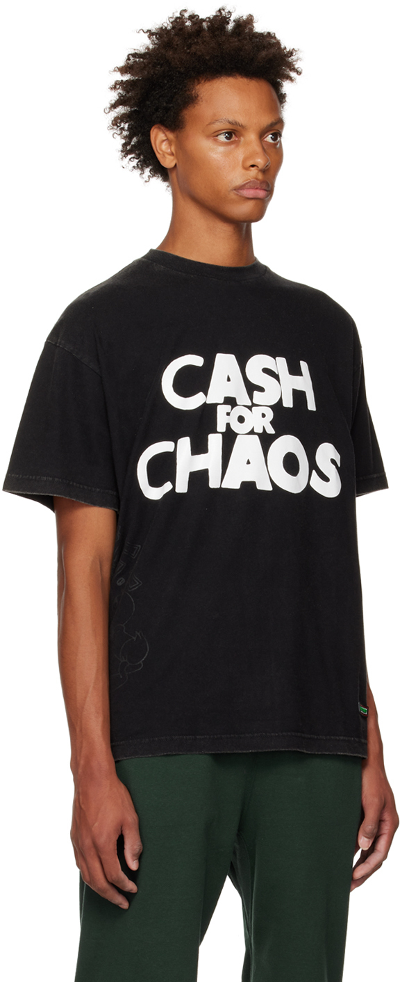 DEVÁ STATES Black 'Cash For Chaos' T-Shirt