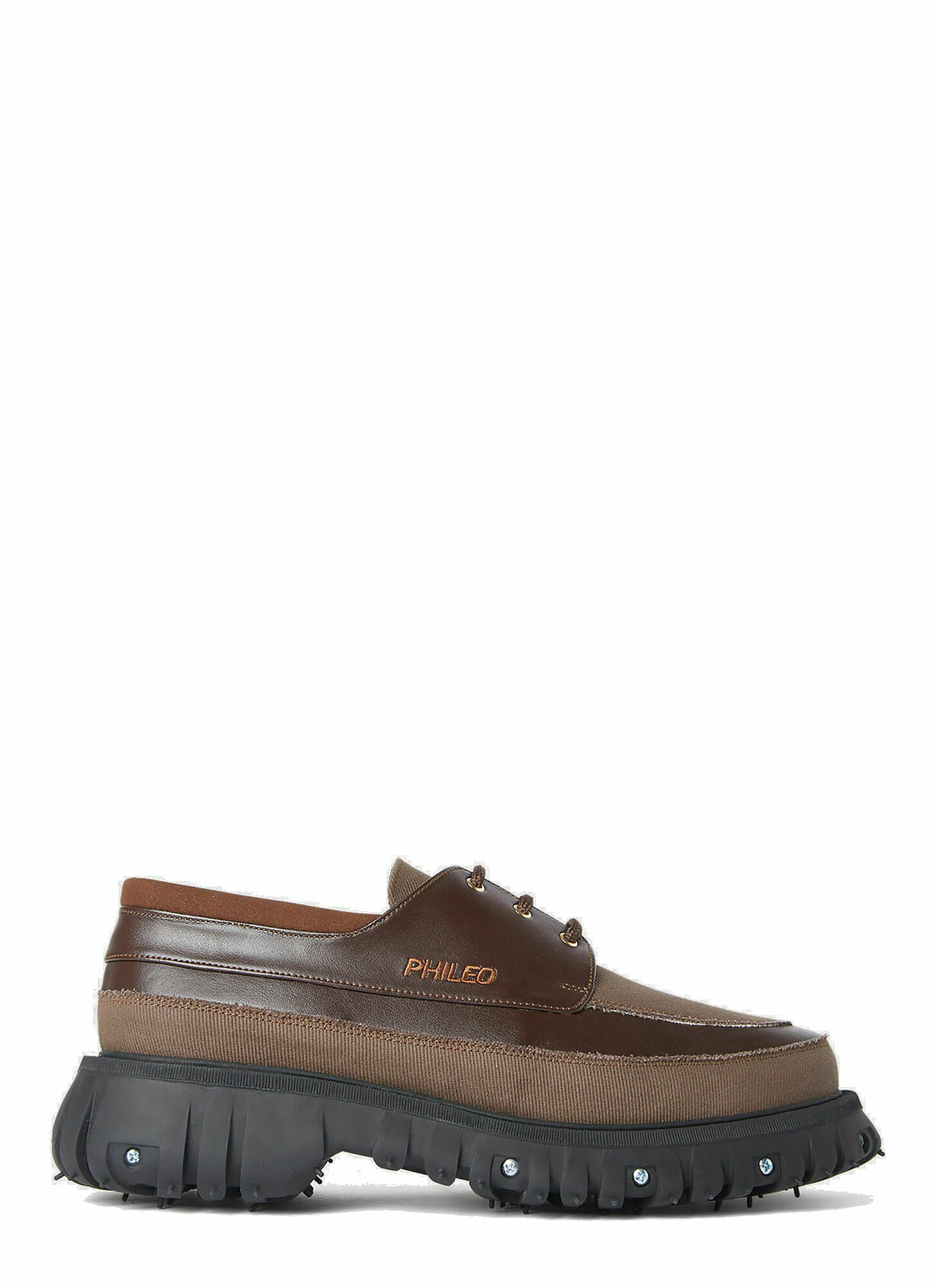 Phileo - Yacht Shoes in Brown Phileo