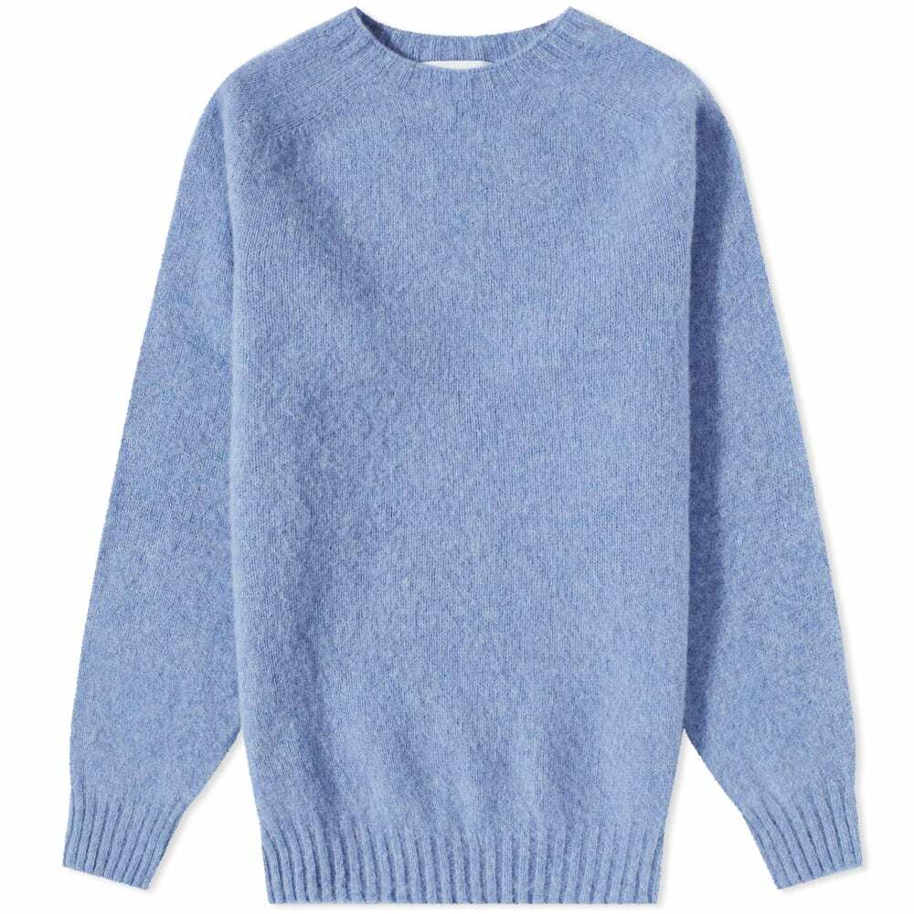 Harmony Men's Shaggy Crew Knit in Cornflower Harmony