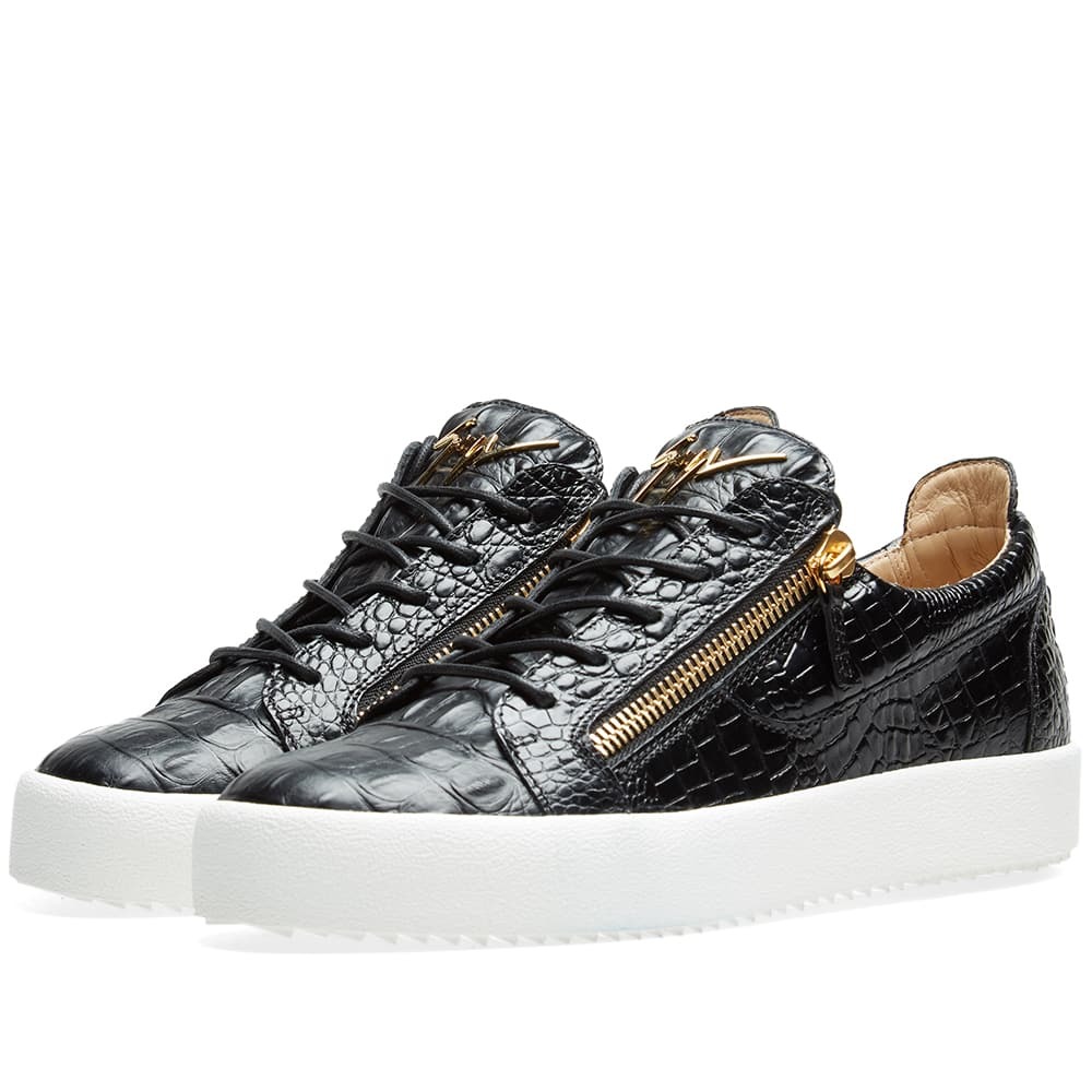 zanotti croc sneaker