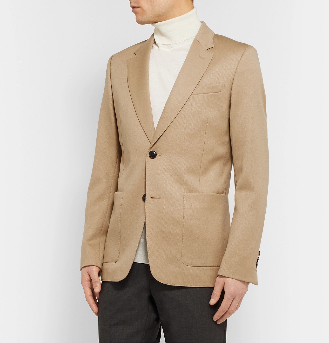 AMI - Beige Slim-Fit Virgin Wool-Twill Blazer - Neutrals AMI