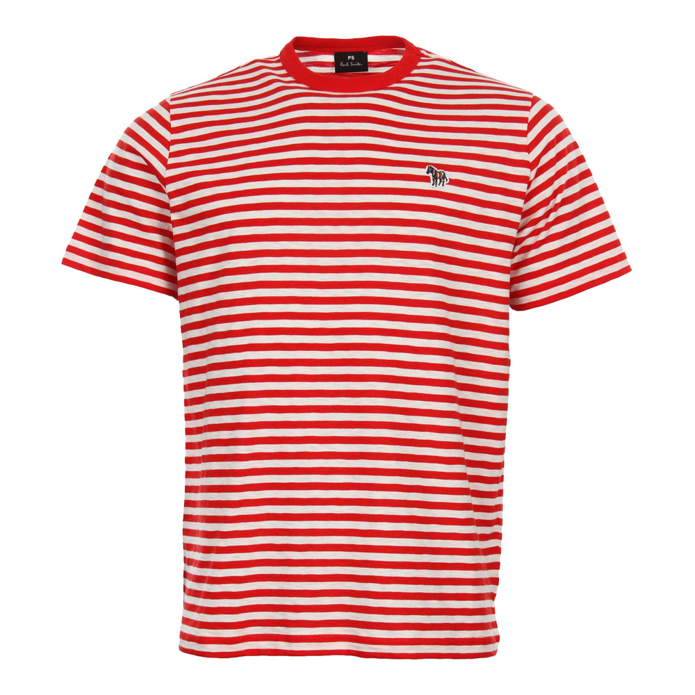 T-Shirt - Red Stripe Paul Smith