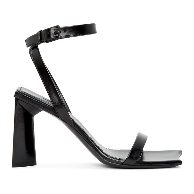 black square heel sandals