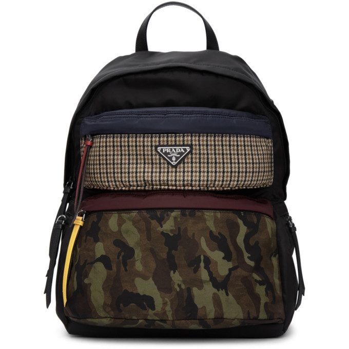prada camouflage backpack