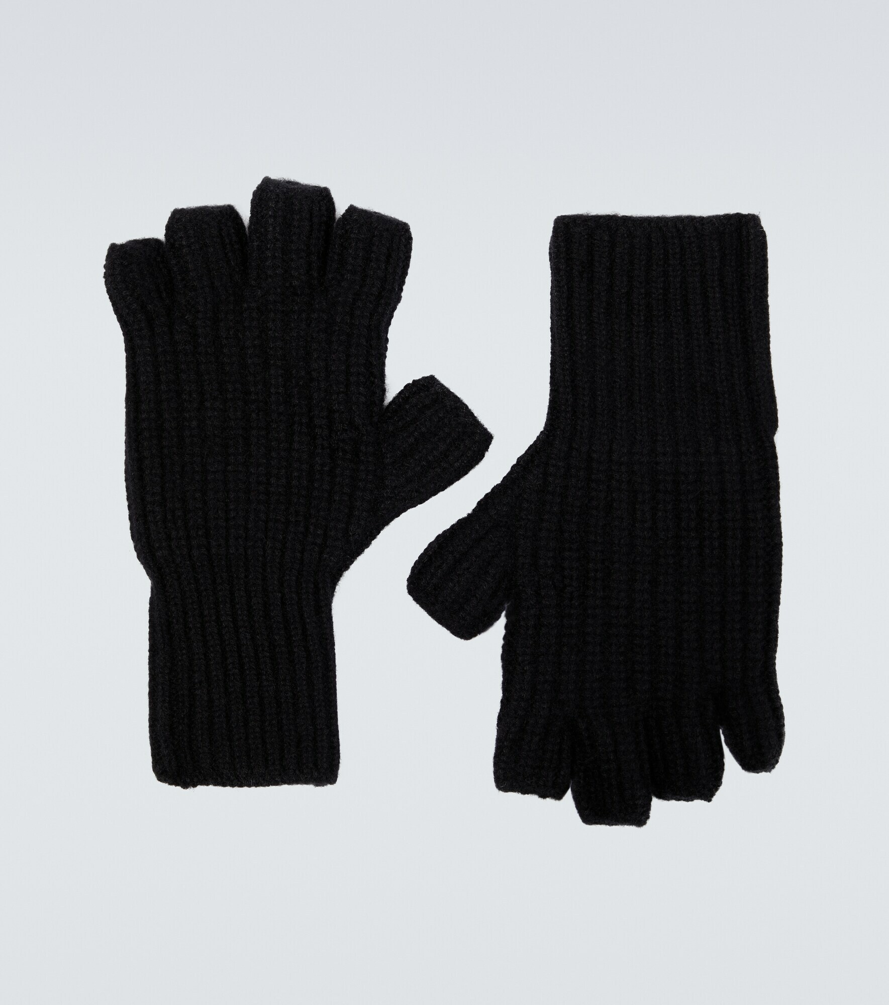TOM FORD - Cashmere-Lined Leather Gloves - Black TOM FORD