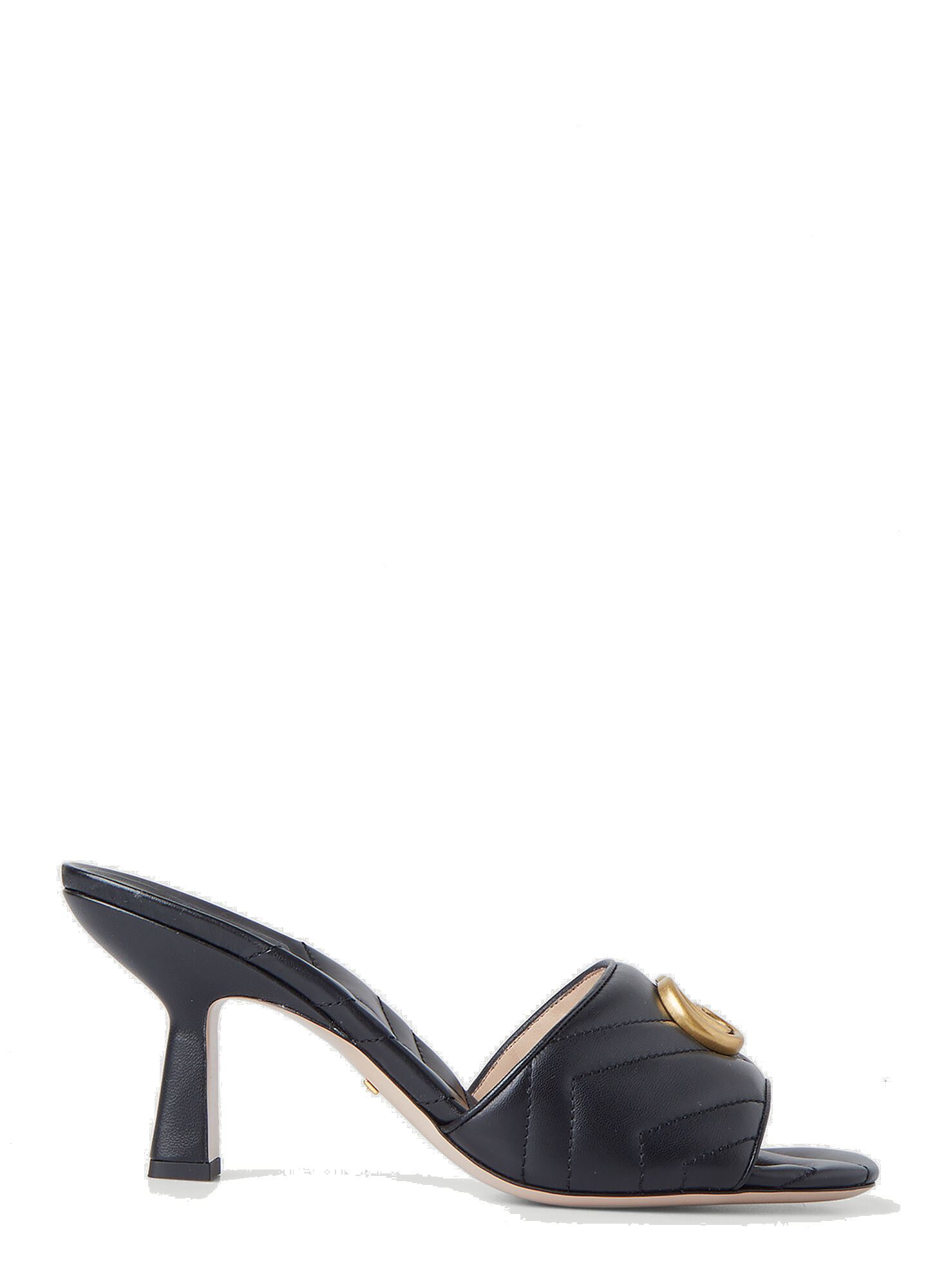Marmont High Heel Mules in Black Gucci